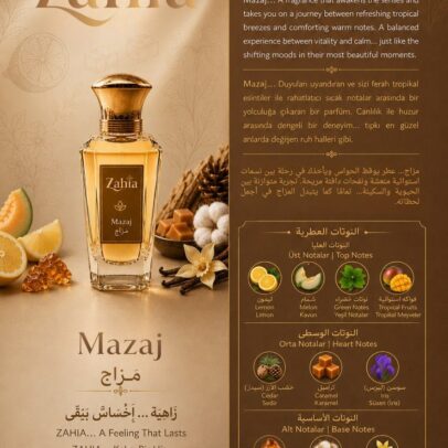 Zahia Mazaj Eau de Parfum fragrance notes and scent profile