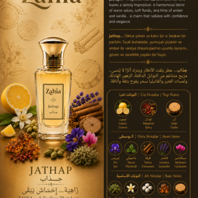 النوتات العطرية لعطر جذاب من زاهية - Jathap Eau de Parfum