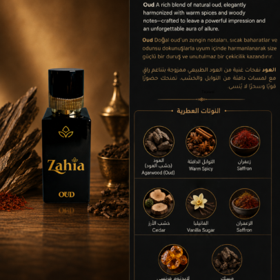 النوتات العطرية لعطر العود للجنسين من زاهية للعطور – Oud Perfume Notes – Unisex Ud Parfümü Notaları